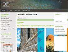 Tablet Screenshot of libreria-odos.it